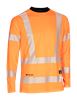 HiVis T-shirt long sleeve 2 Fluo Orange Wenaas  Miniature