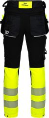 Hi-vis mens stretch trousers, class 1 2 Wenaas Small
