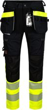 Hi-vis mens stretch trousers, class 1 1 Wenaas Small